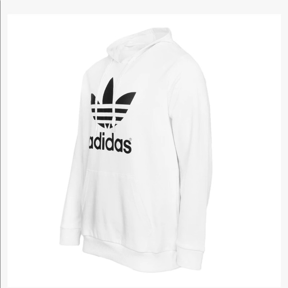 NWT Mens Adidas Trefoil Fleece Hoodie - Picture 2 of 10